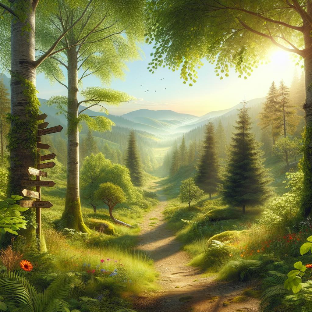 Naturwege für entspannte Tagesausflüge